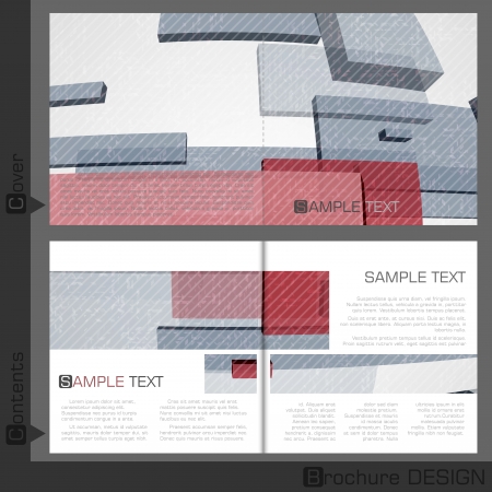 Brochure Template Design.  Vector Illustration. Eps 10.のイラスト素材