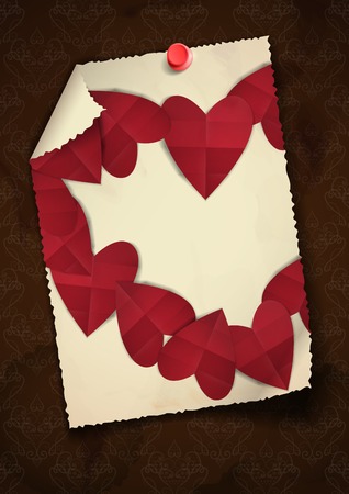 Greeting Card Design, Template. Happy Valentines Day.の写真素材