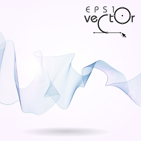 Abstract Waves Design. Vector Illustration. Eps 10のイラスト素材