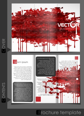 Brochure Template Design. のイラスト素材
