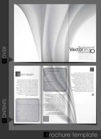 Brochure Template Design.  Vector Illustration.のイラスト素材