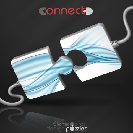 Modern Puzzle Templateのイラスト素材