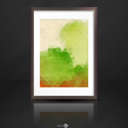 Photo Frame.  Vector Illustration. のイラスト素材