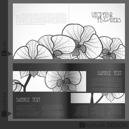 Brochure Template Design. のイラスト素材