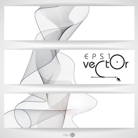 Abstract Waves Design. Vector Illustrationのイラスト素材