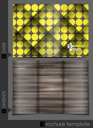 Brochure Template Design のイラスト素材