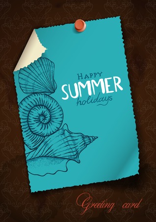 Greeting Card Design, Templateのイラスト素材