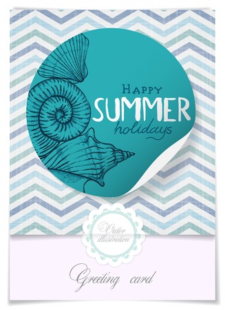 Greeting Card Design, Templateのイラスト素材