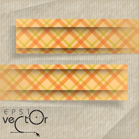 Abstract Banners With Place For Your Textのイラスト素材