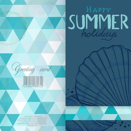 Greeting Card Design, Templateのイラスト素材