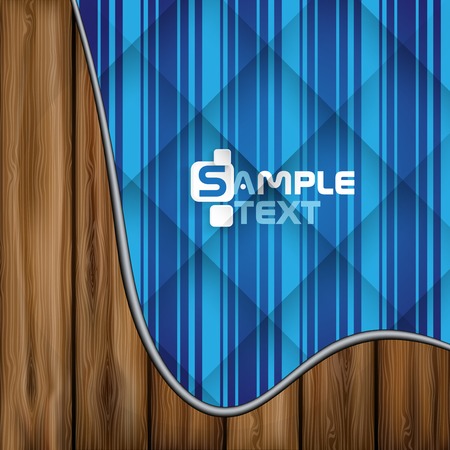 Abstract Blue Stripe Backgroundのイラスト素材