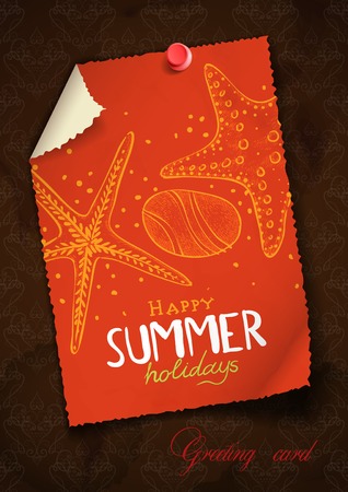 Greeting Card Design, Templateのイラスト素材