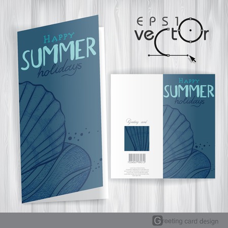 Greeting Card Design, Templateのイラスト素材