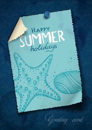 Greeting Card Design Templateのイラスト素材
