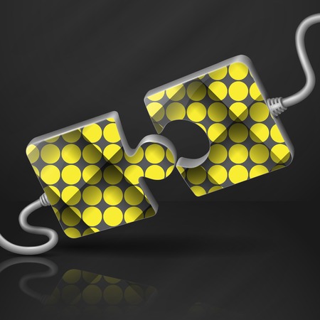 Modern Puzzle Template の写真素材