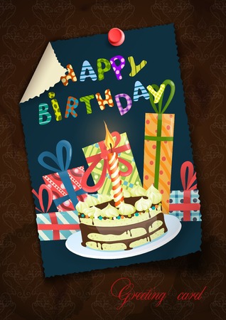 Greeting Card Design, Templateのイラスト素材