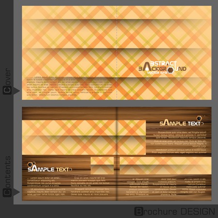 Brochure Template Design のイラスト素材