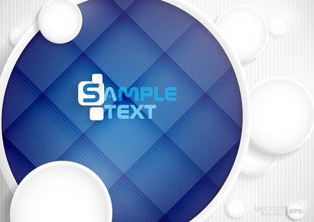 Abstract Background With White Paper Circlesのイラスト素材