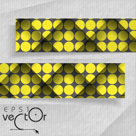 Abstract Banners With Place For Your Textのイラスト素材