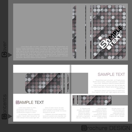 Brochure Template Design のイラスト素材