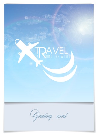 Greeting Card Design, Templateのイラスト素材