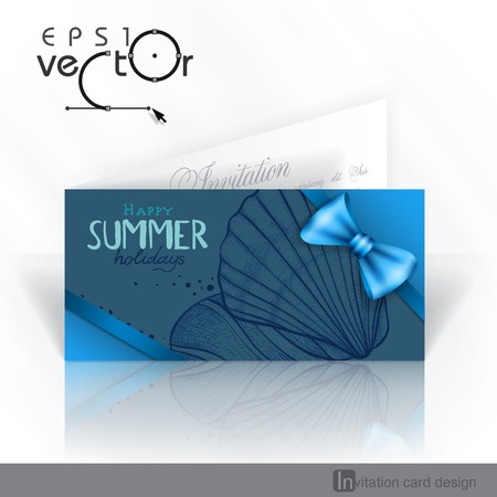 Invitation Card Design, Templateのイラスト素材