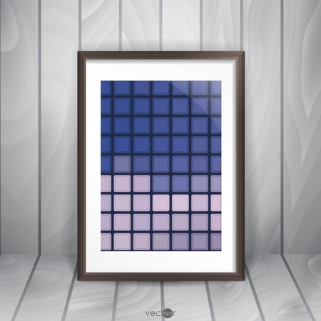 Photo Frame On The Wallのイラスト素材