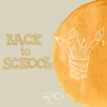 Welcome Back To Schoolのイラスト素材