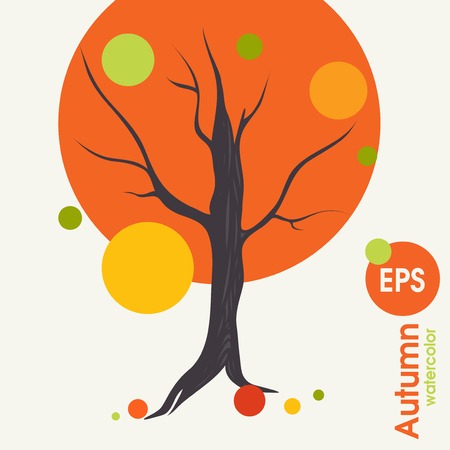 Creative Autumn Backgroundのイラスト素材