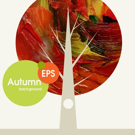 Creative Autumn Backgroundのイラスト素材