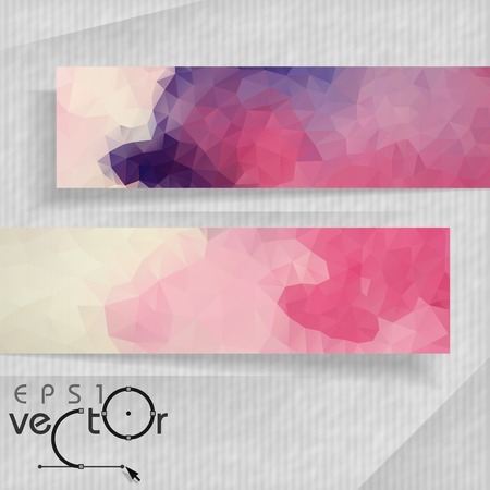 Abstract Banners With Place For Your Textのイラスト素材