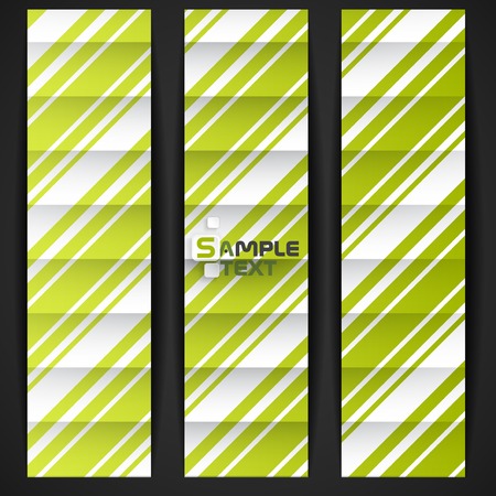 Abstract Green Stripe Backgroundのイラスト素材