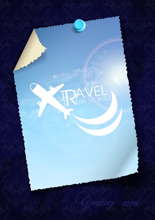 Greeting Card Design, Templateのイラスト素材