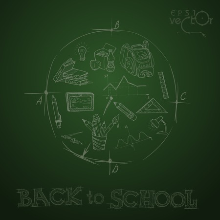 Back To School Backgroundのイラスト素材