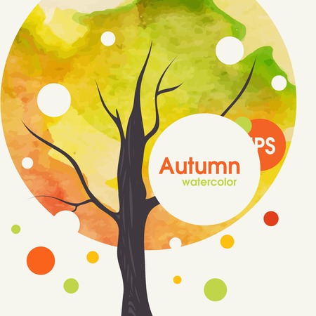 Creative Autumn Backgroundのイラスト素材