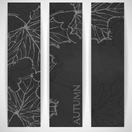 Hand Drawn Autumn Background. Vector Illustration. Eps 10.のイラスト素材