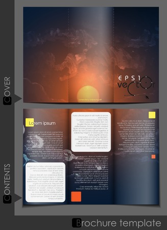 Brochure Template Designのイラスト素材