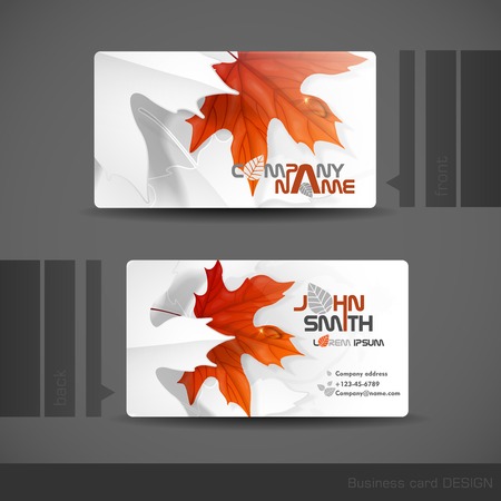 Business Card Designのイラスト素材