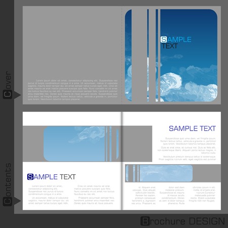 Brochure Template Designのイラスト素材