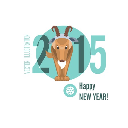 Merry Christmas and Happy New Year Cardsのイラスト素材