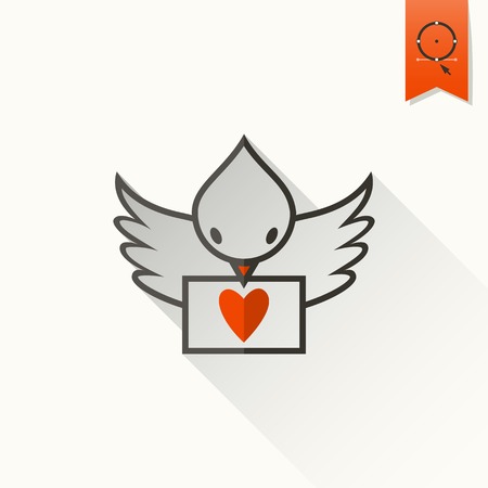 Happy Valentines Day Iconの写真素材