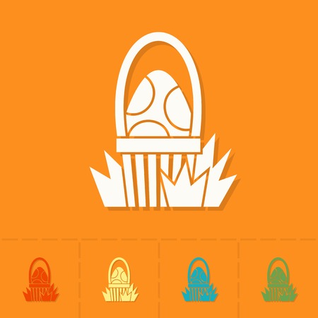 Celebration of Easter Iconsのイラスト素材