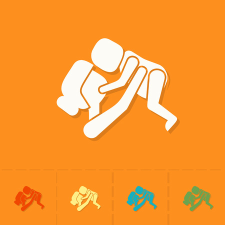 Happy Mothers Day Iconのイラスト素材