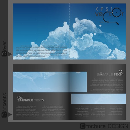 Brochure Template Designのイラスト素材