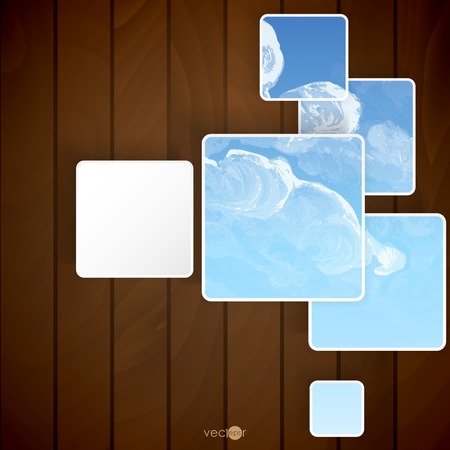 Abstract Squares Backgroundのイラスト素材