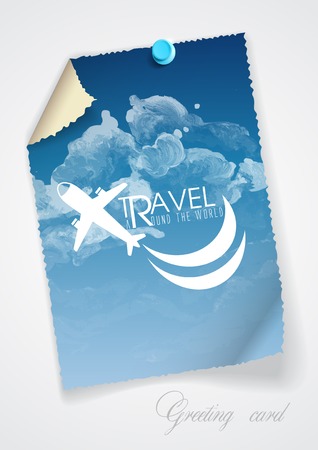 Greeting Card Design, Templateのイラスト素材