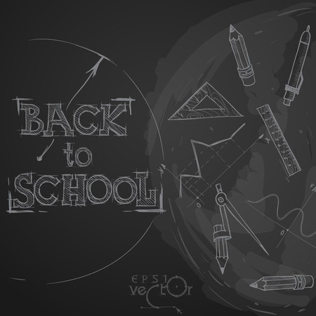 Back To School Backgroundのイラスト素材