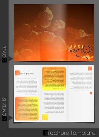 Brochure Template Designのイラスト素材