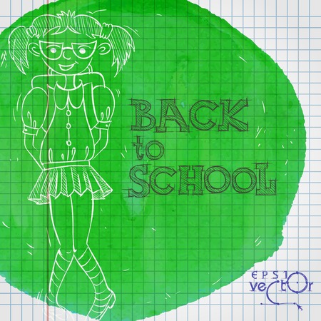School Backgroundのイラスト素材
