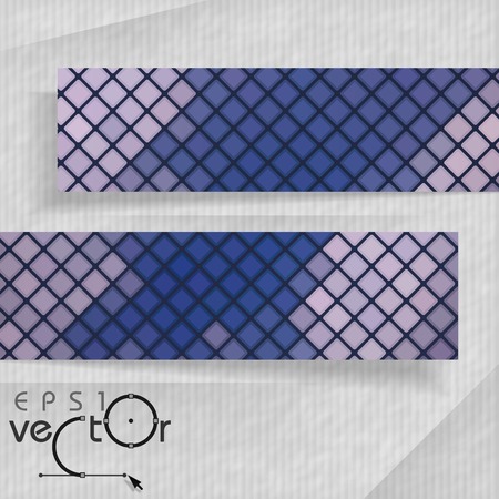 Abstract Banners With Place For Your Textのイラスト素材
